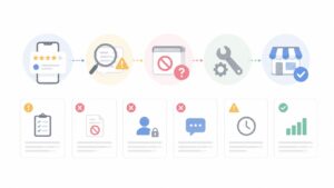 Google口コミが反映されない原因と確認手順｜店舗側でできること
