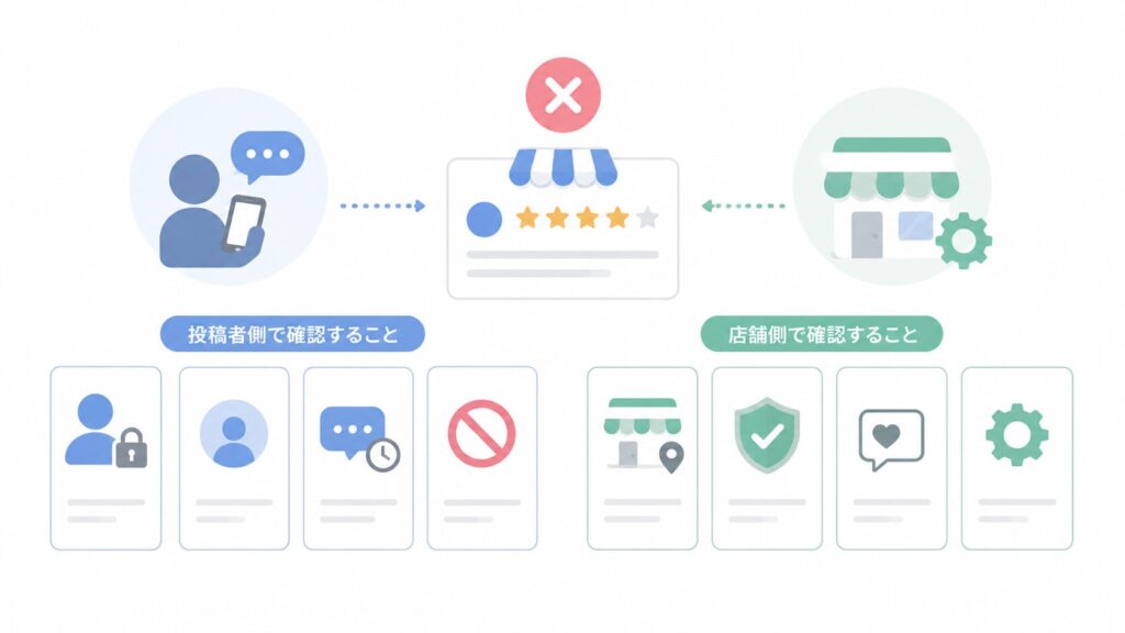 Google口コミが投稿できない原因と対処法｜投稿ボタンが出ない時の確認手順