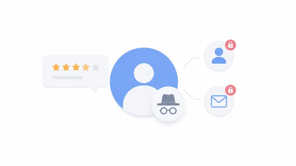 Google口コミは匿名で書ける?名前・メールアドレスはバレるのか