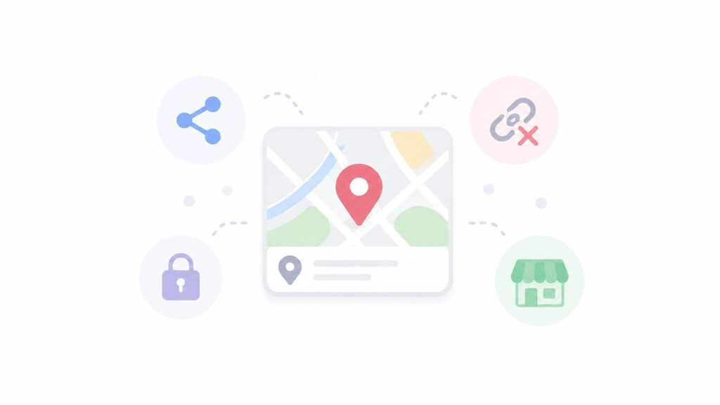 Googleマップが共有できない時の原因と店舗案内での使い方